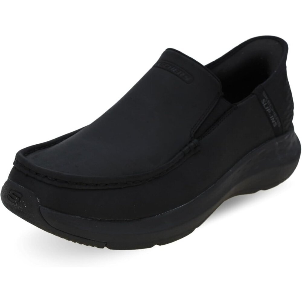 〽️Closed Toe Loafers Sneakers Men's Black Leather Slip On Warm Comfortable